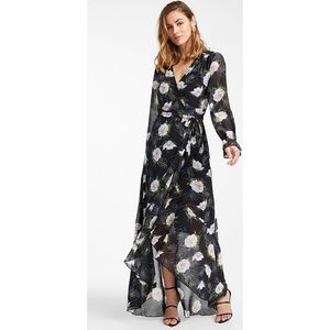 Asymmetric Floral Maxi Dress (Size L) - NWT